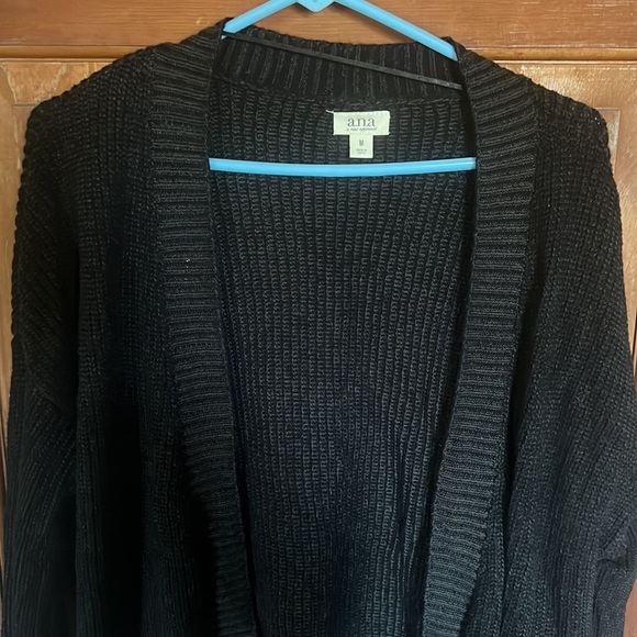Black oversized cardigan. - Picture 3 of 3